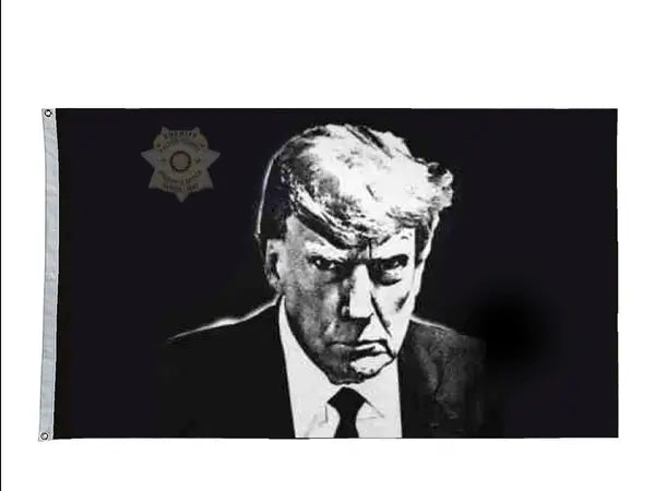 Trump Mugshot Flag