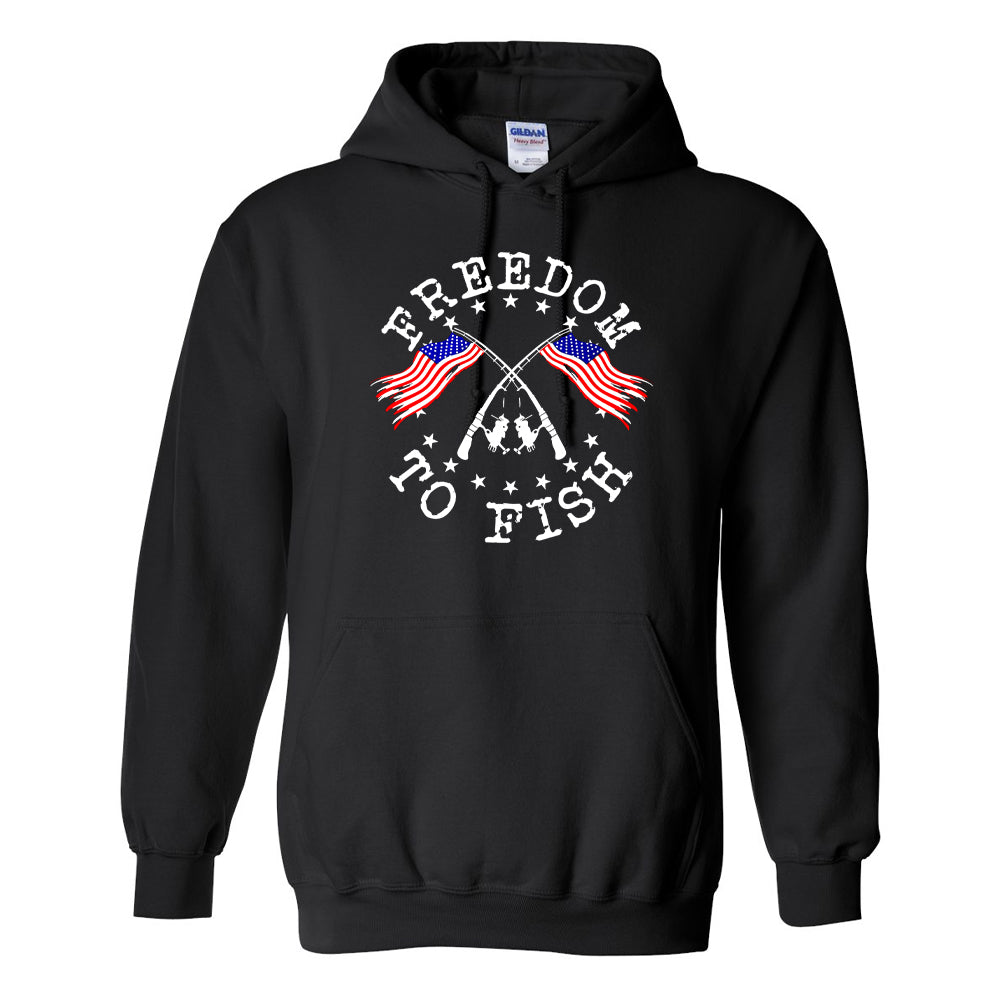 Freedom To Fish Hoodie