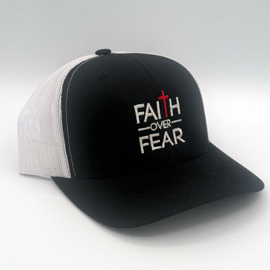 Faith Over Fear - Embroidered Hat