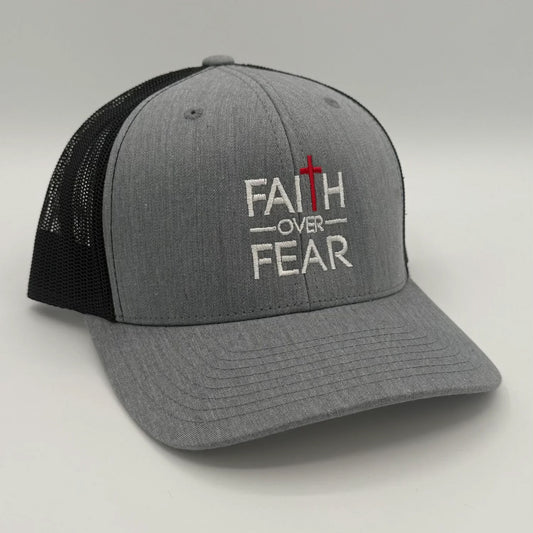 Faith Over Fear - Embroidered Hat