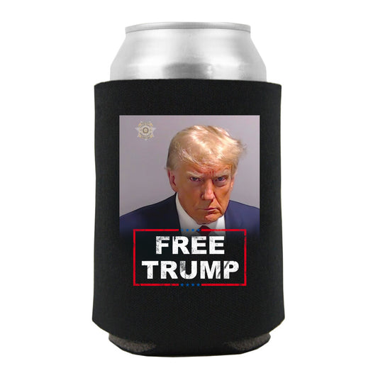 Free Trump Mugshot Koozie