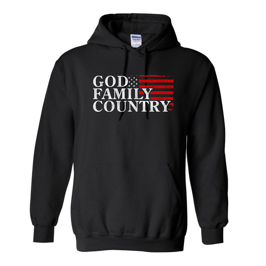 God Family Country Hoodie
