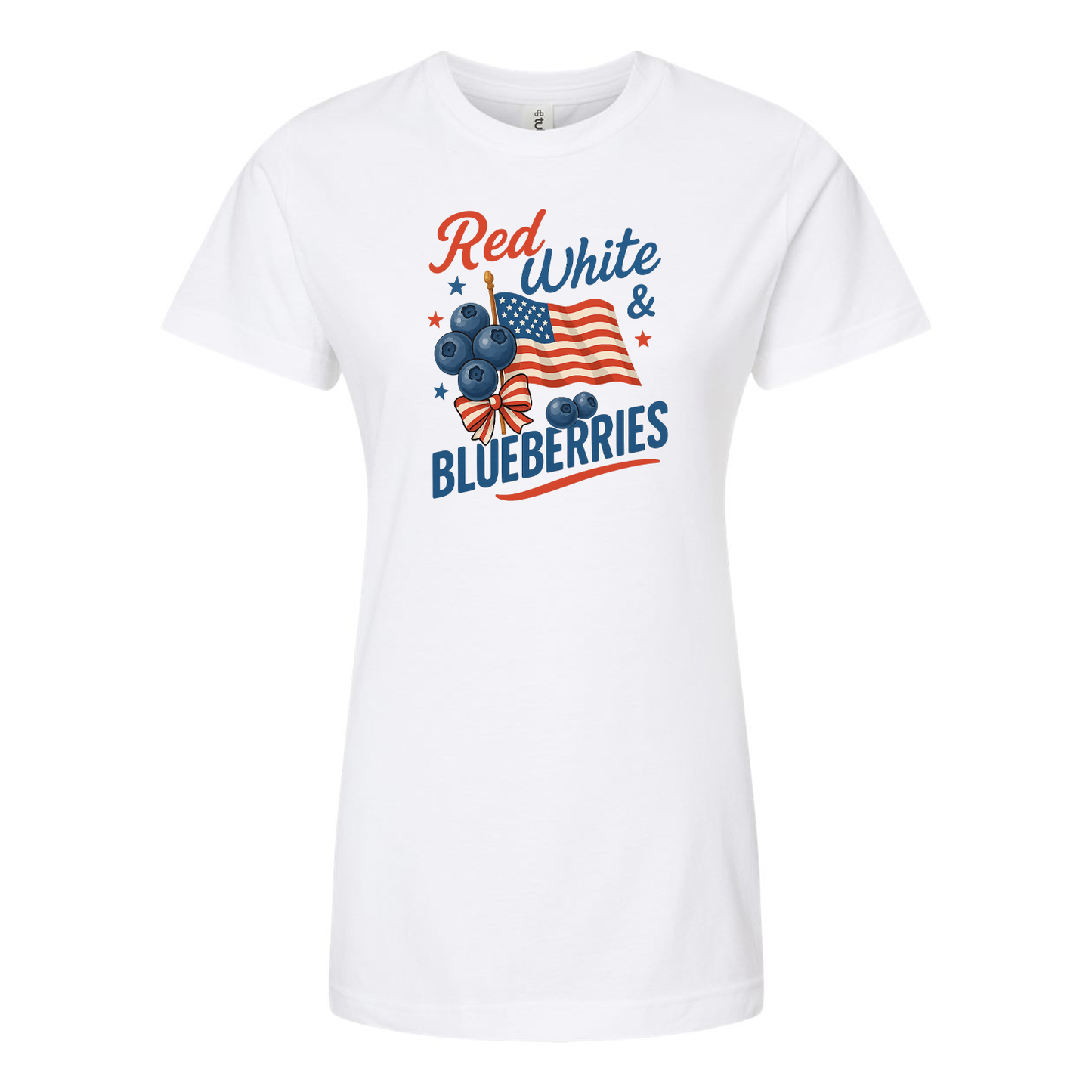 Red, White & Blueberries Ladies Tee